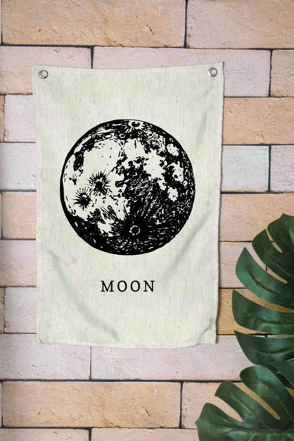 Tapestry Wall Banner Moon c/ Ilhóis 30 x 45cm