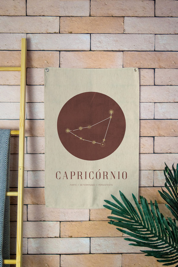Tapestry Wall Banner Signos Capricórnio 45 x 65cm