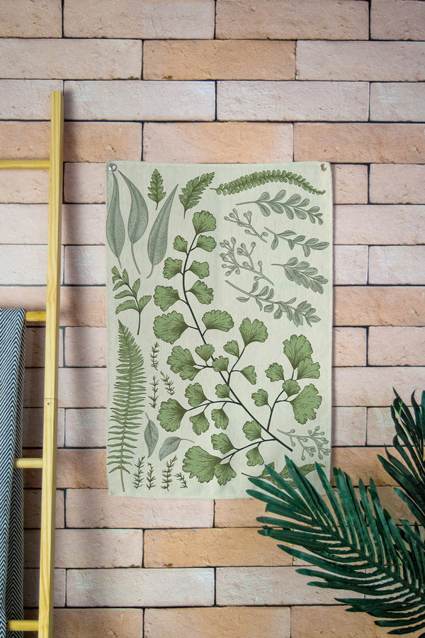 Tapestry Wall Banner Plantas c/ Ilhóis 45 x 60cm