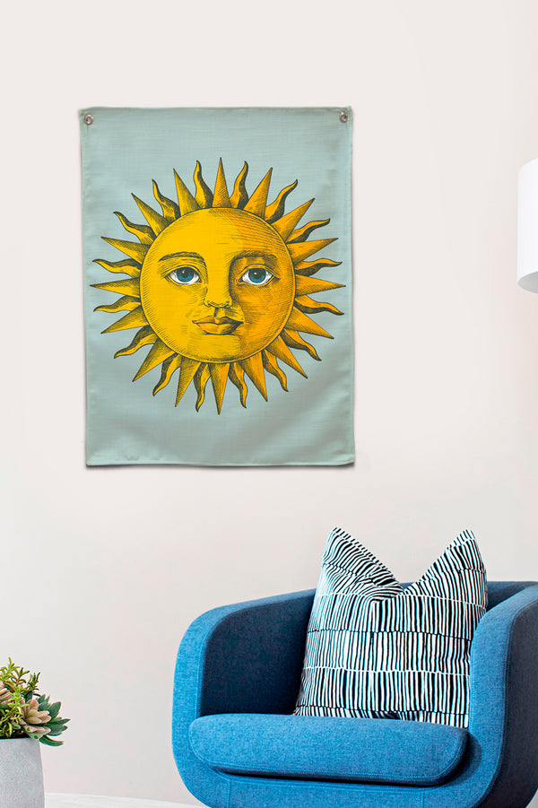 Tapestry Wall Banner Sol Astrologico c/ Ilhóis 45 x 60cm