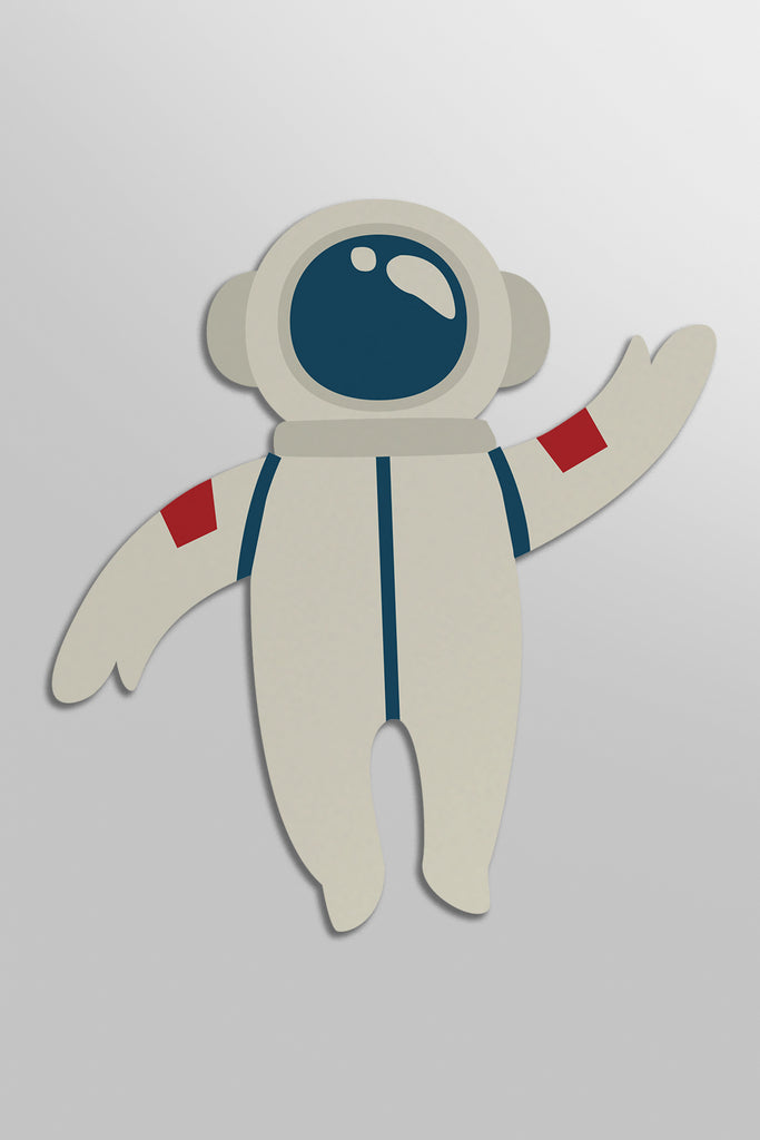 Placa Formato Astronauta 25cm x 16cm